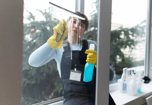 Nettoyage de vitres intérieures et extérieures à Levaré